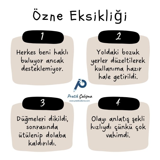 Özne Eksikliği Nedir?